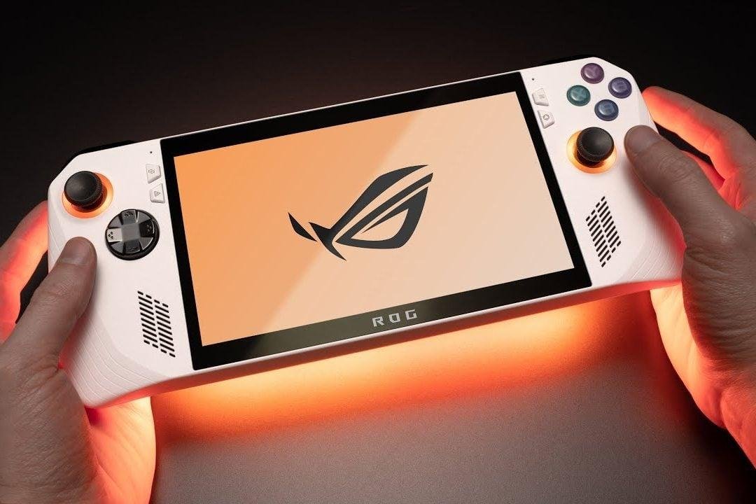 Console portable ASUS ROG Ally avec interface gaming active