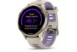 Montre Garmin Forerunner 970 Or Titane avec écran AMOLED vue avant