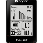 GPS Bryton Rider 420 utilisé pendant une sortie cycliste