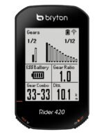 GPS Bryton Rider 420 utilisé pendant une sortie cycliste