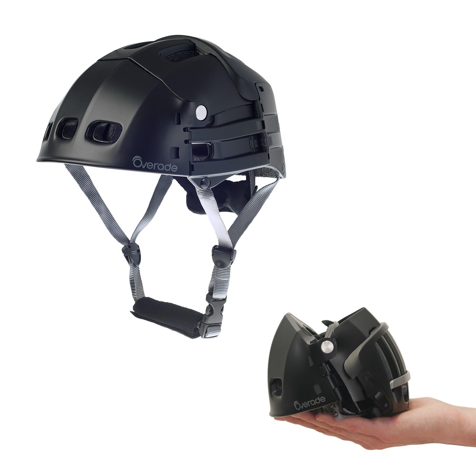 Acheter le casque Overade PLIXI LUM avec éclairage LED magnétique Overade PLIXI LUM utilisé pour les déplacements urbains à vélo