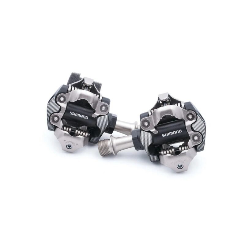 Pédales Shimano Deore XT PD-M8100 vues de face