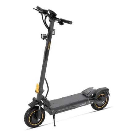 Vue latérale de la trottinette électrique Ausom DT2 Pro pliable