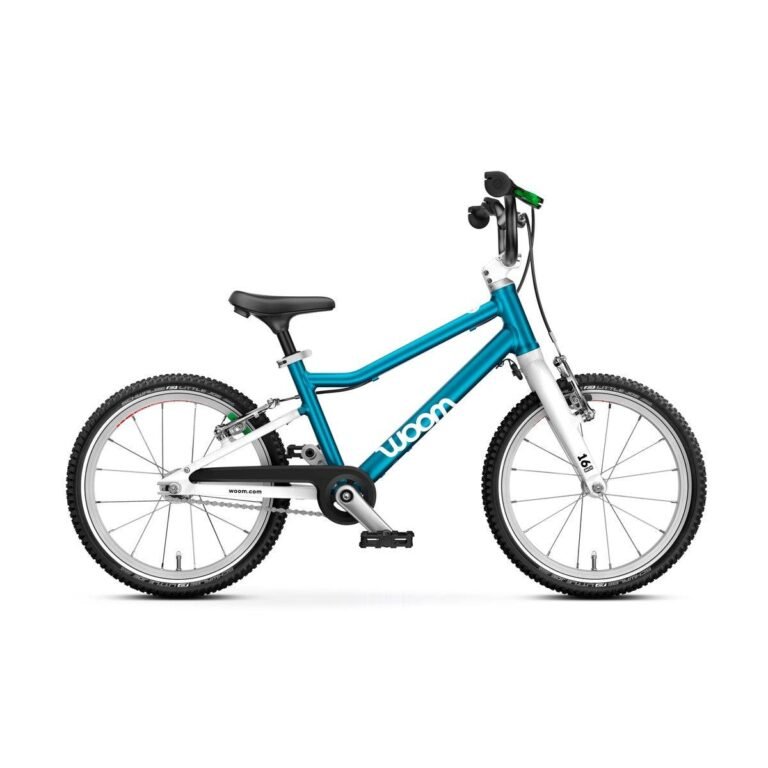 Woom GO 3 vélo enfant rouge avec roues 16 pouces confortables