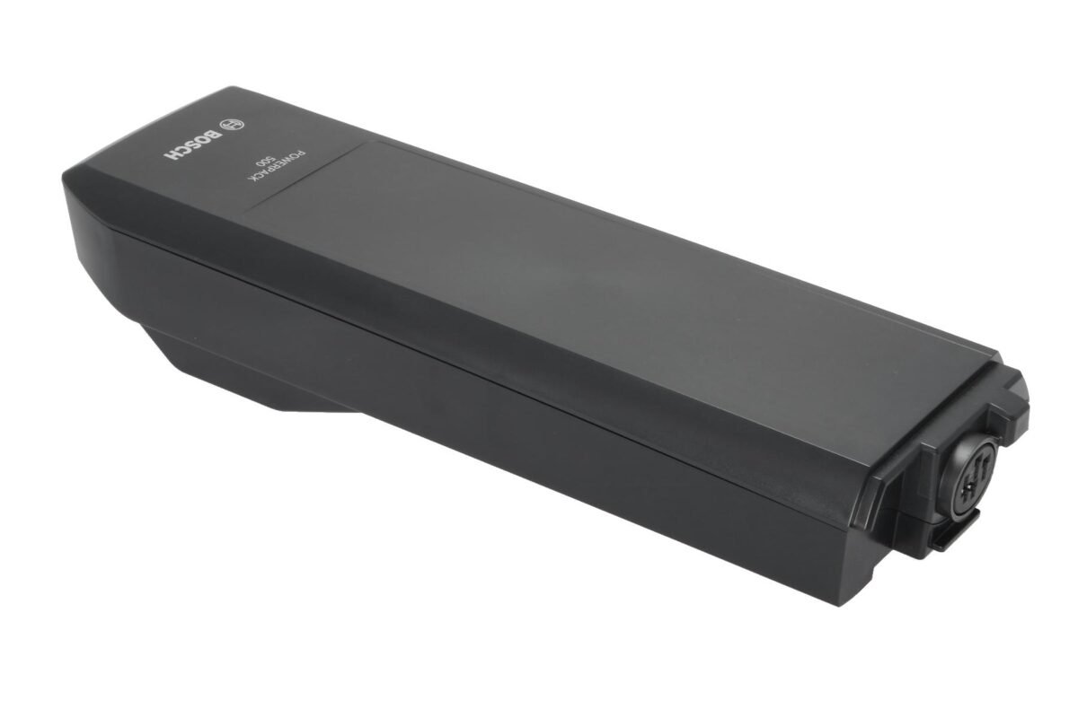 Batterie Bosch PowerPack 500 installée sur un vélo électrique