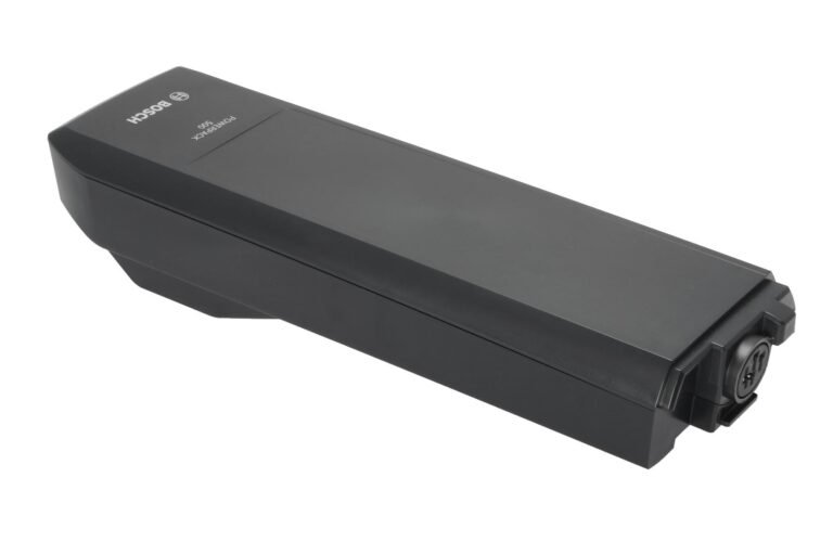 Batterie Bosch PowerPack 500 installée sur un vélo électrique