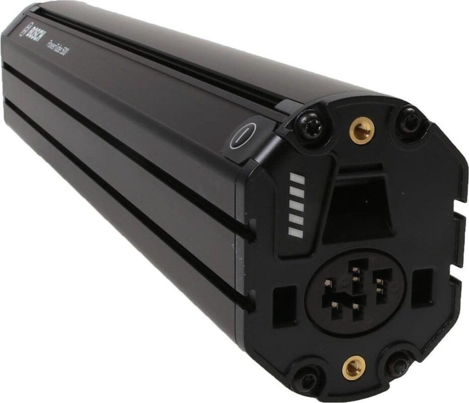 Vue latérale de la Bosch PowerTube 750 intégrée