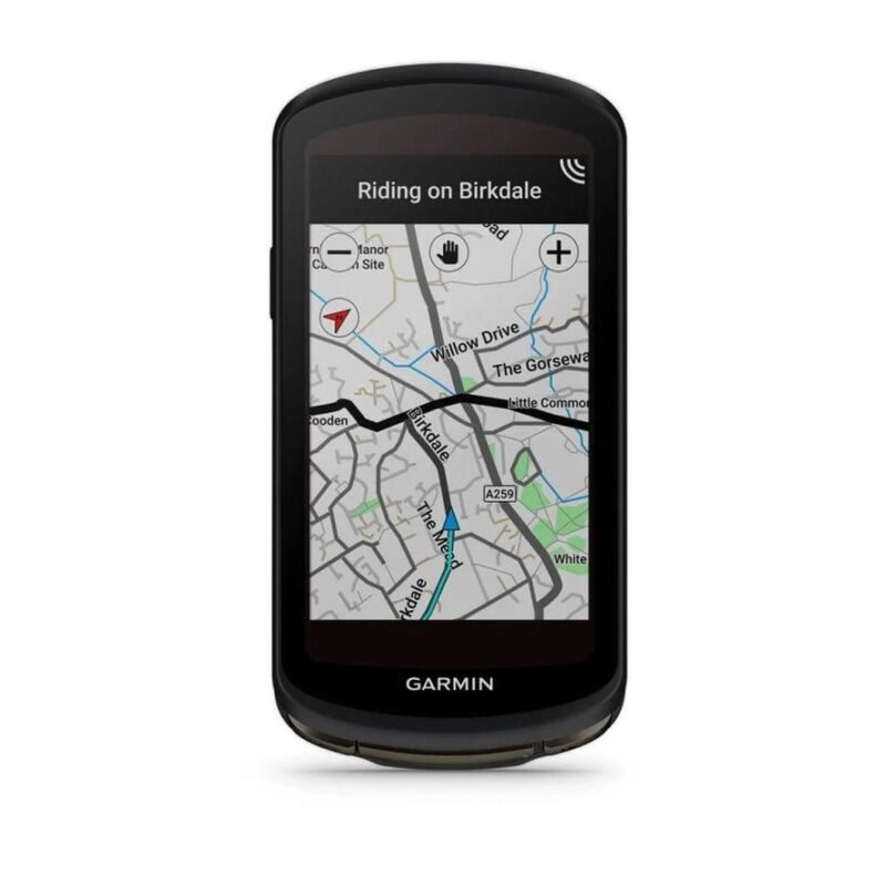 Garmin Edge 1040 installé sur le cintre d’un vélo route