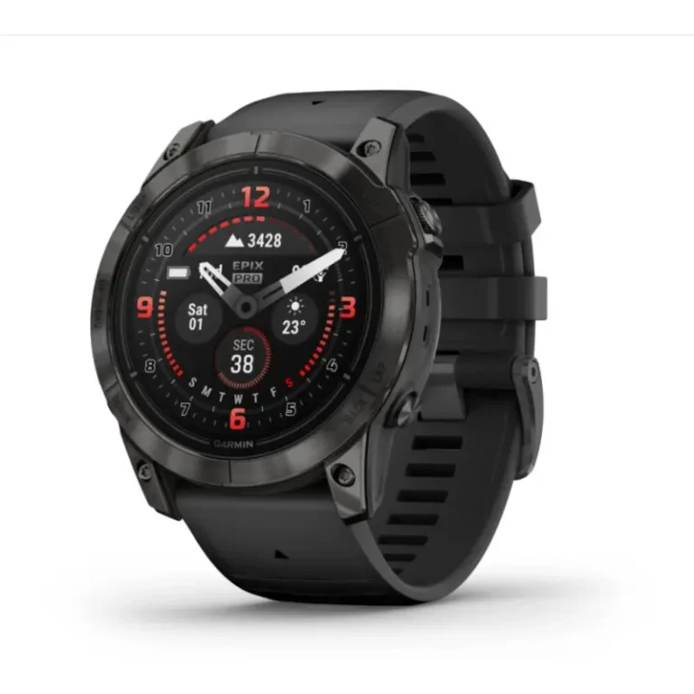 Vue rapprochée de l’écran AMOLED Garmin Epix Pro Gen 2