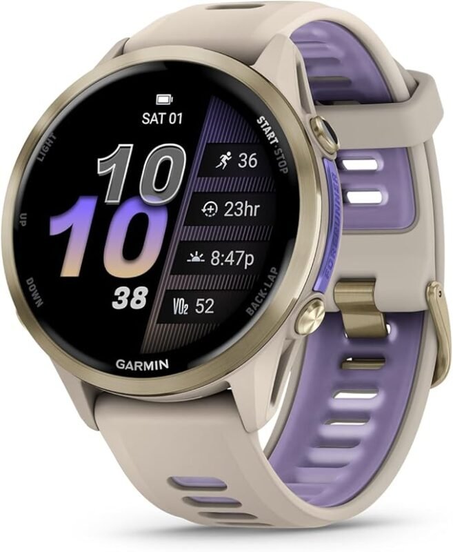 Garmin Forerunner 970 avec boîtier titane finition premium