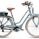 Vélo électrique Gitane E-Classic porte-bagages avant style facteur années 70