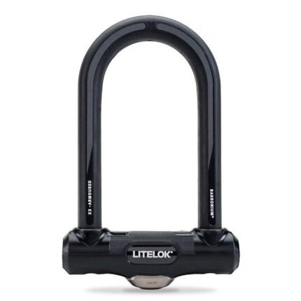 Litelok X1 installé sur un vélo électrique en stationnement