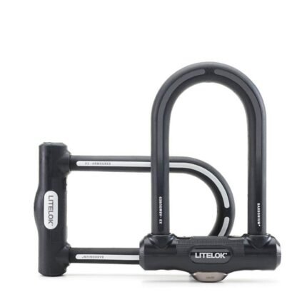 Litelok X1 utilisé pour sécuriser un vélo urbain moderne