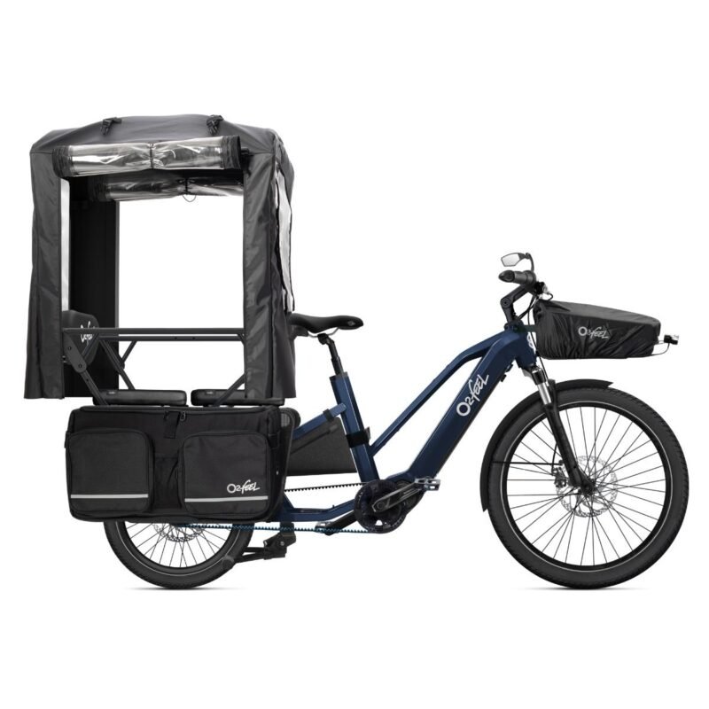 O2feel Equo 7.1 Adventure : Vélo Cargo Électrique Tout-Chemin Premium