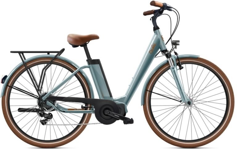 Vélo électrique O2feel iVog City Up 3.1 noir mat en vue latérale