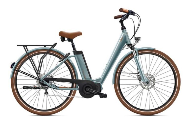Vélo électrique premium O2feel iVog City Up 5.1 avec porte-bagages arrière
