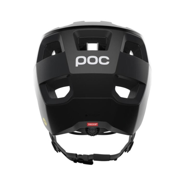 Casque POC Kortal Race MIPS noir vu de face