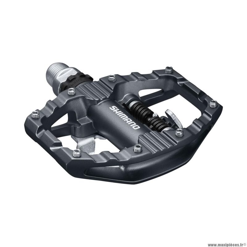 Shimano PD-EH500 installées sur un vélo gravel