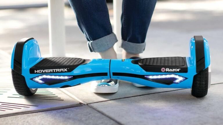 Vue rapprochée des LED du Razor Hovertrax 2.0