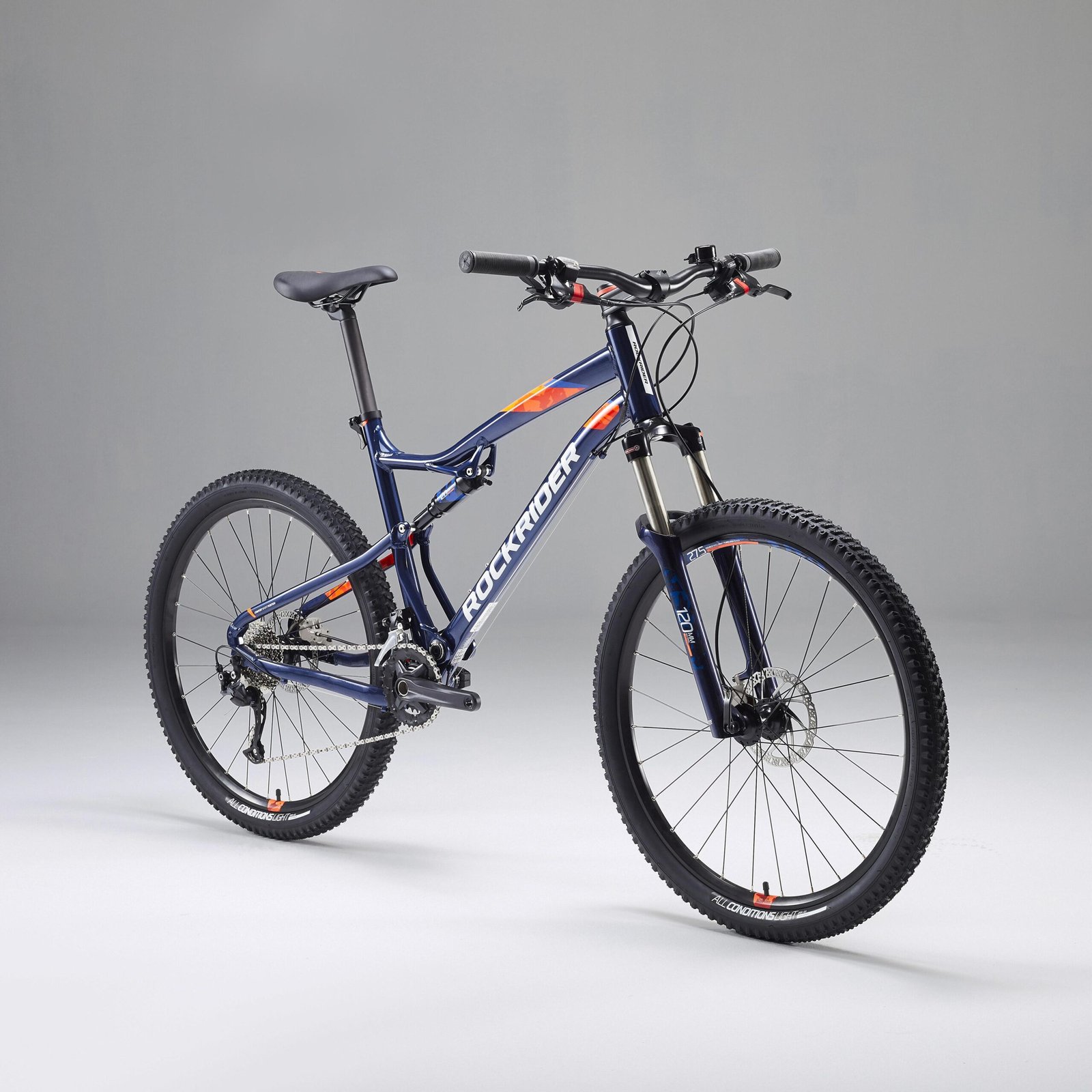 Rockrider ST 540 S stabilité et maniabilité en montagne Rockrider ST 540 S transmission sportive multi vitesses