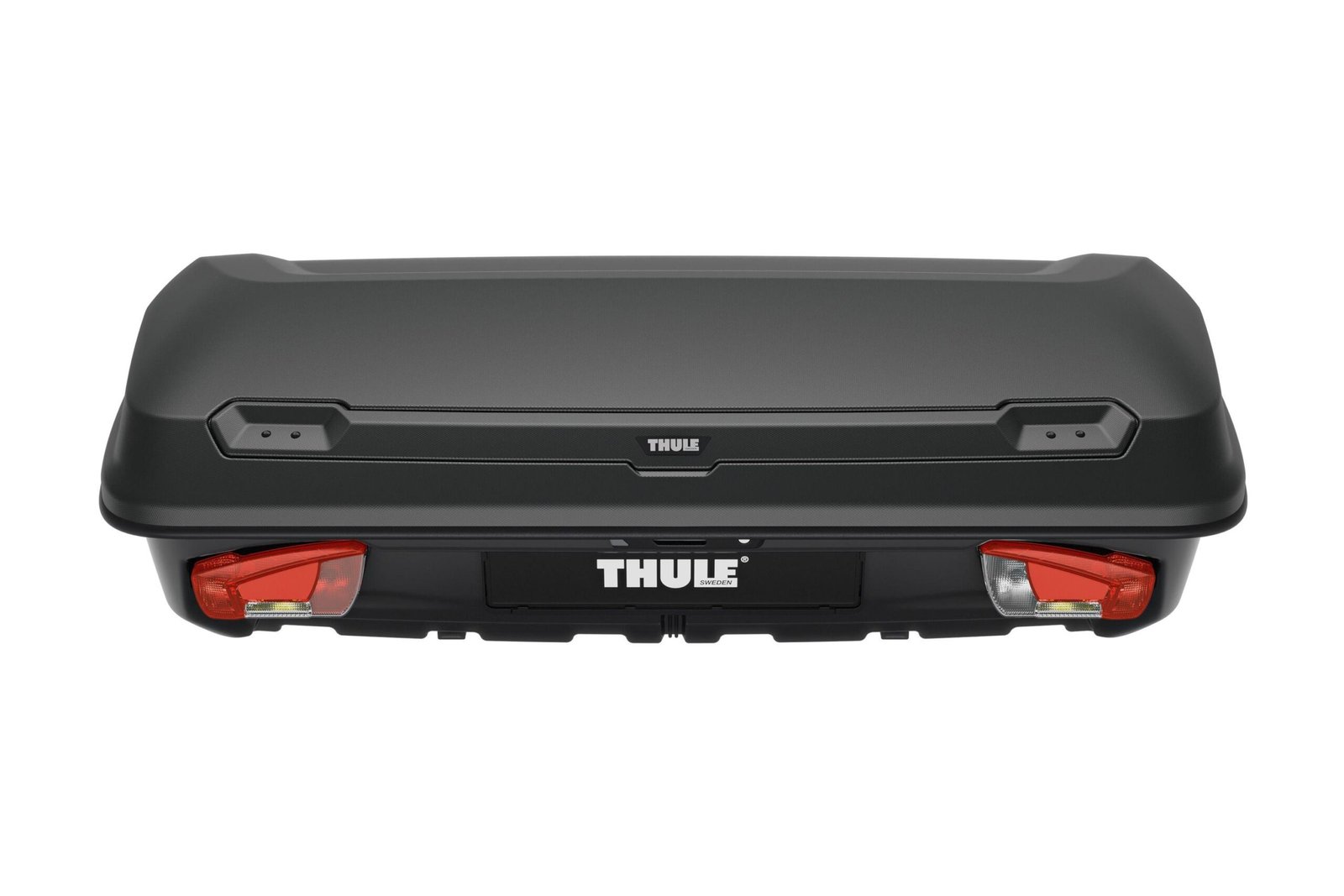 Thule Arcos Box L coffre arrière élégant et haute capacité Coffre arrière Thule Arcos installé sur véhicule familial