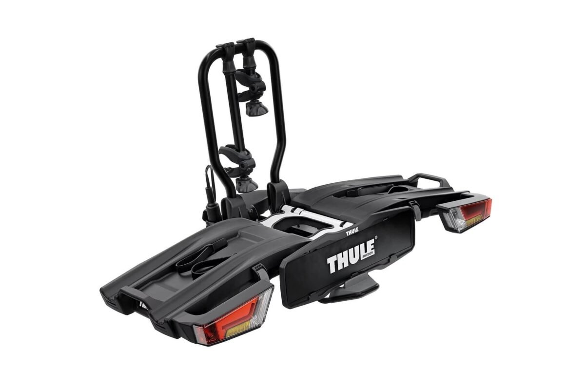 Vue rapprochée du système de fixation Thule EasyFold XT 2