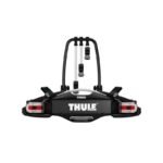 Vue arrière du Thule VeloCompact F avec système de fixation sécurisé