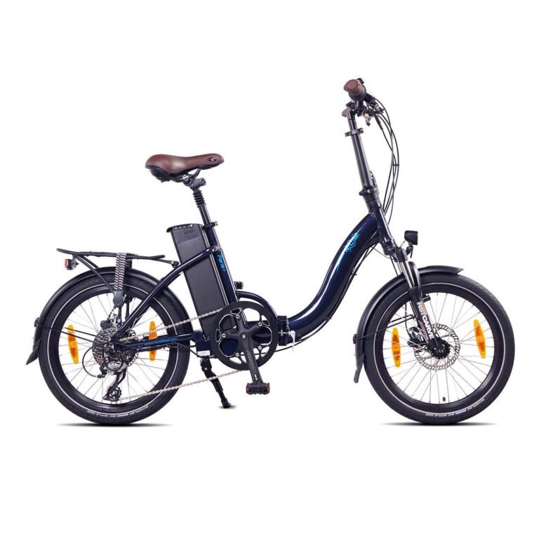 NCM e-bike pliant bleu moteur électrique assistance pédalage urbain