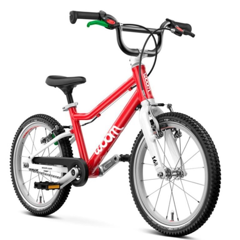 Vélo enfant Woom GO 3 Automagic rouge 16 pouces aluminium léger
